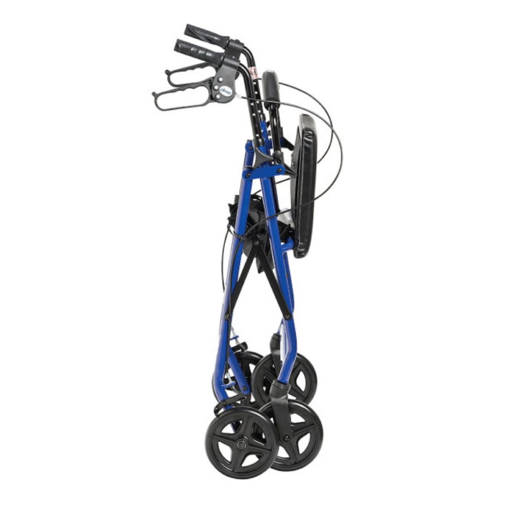 Aluminum Rollator Walker with Fold Up Seat to Alpine Home