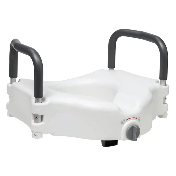 Toilet Seat Riser with Removable Padded Arms