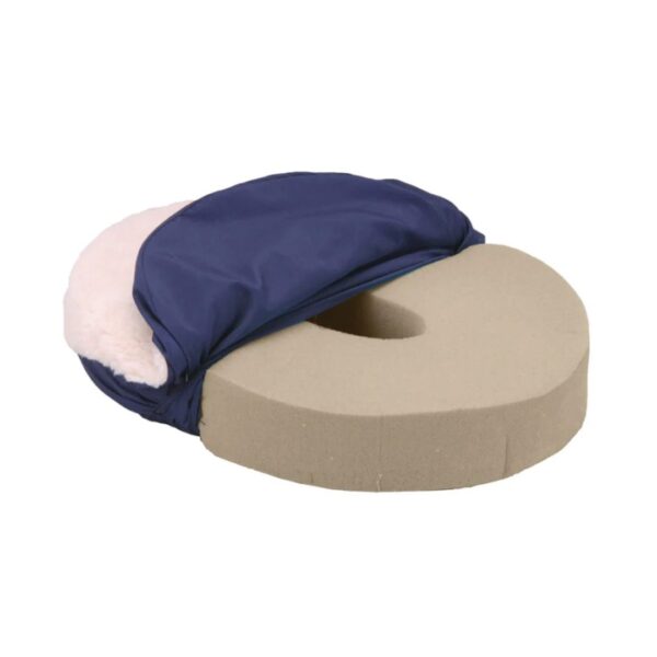 Seat Foam Comfort Ring - Regular Foam, Fleece Cover