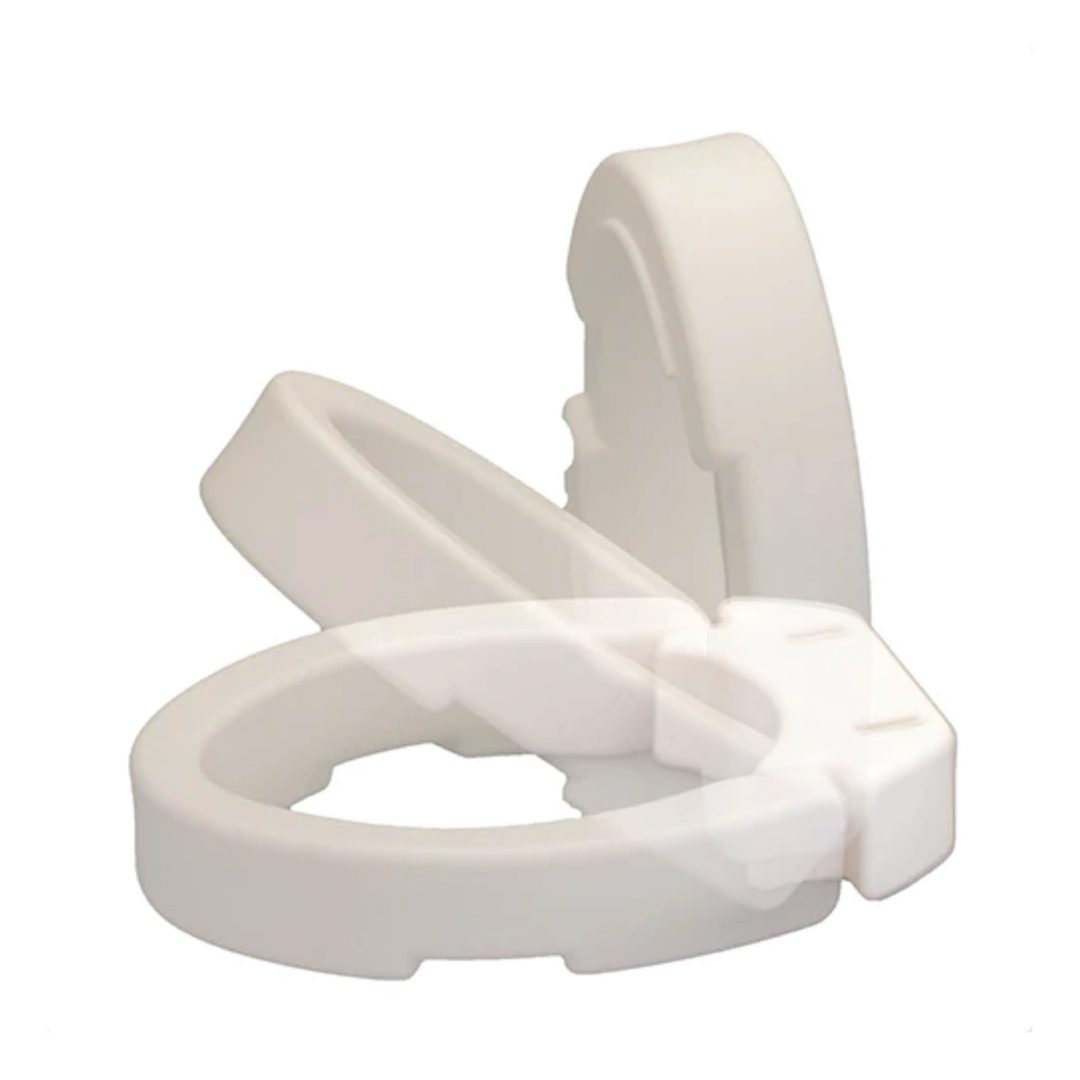 Elongated Hinged Toilet Seat Riser to Alpine Home Medical