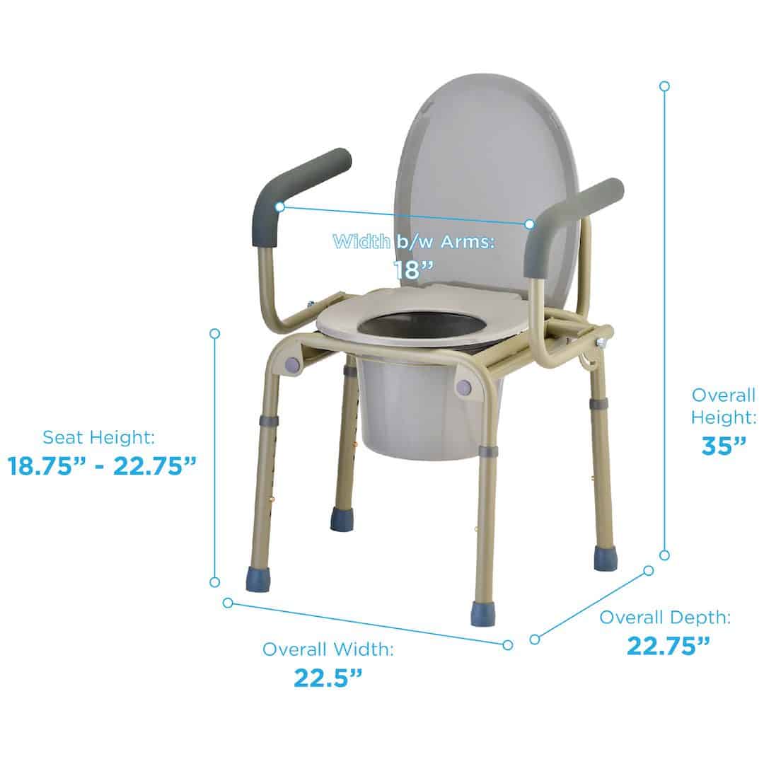Drop Arm Commode to Alpine Home Medical Equipment We Bring