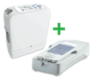 portable oxygen concentrator plus extra battery