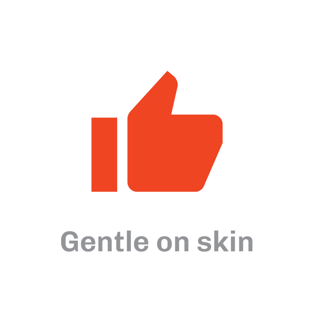 Gentle on skin