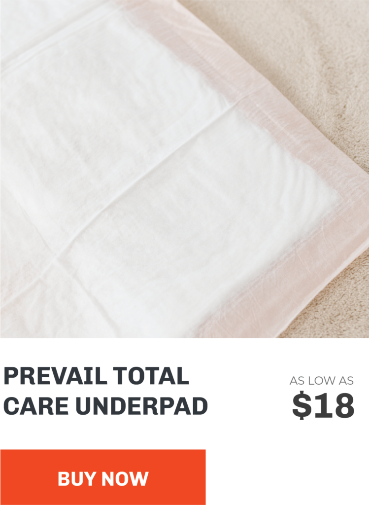 Prevail Total Care Underpad for sale.
