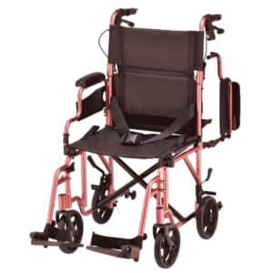 Transport Chair with Flip-Up Desk Arms