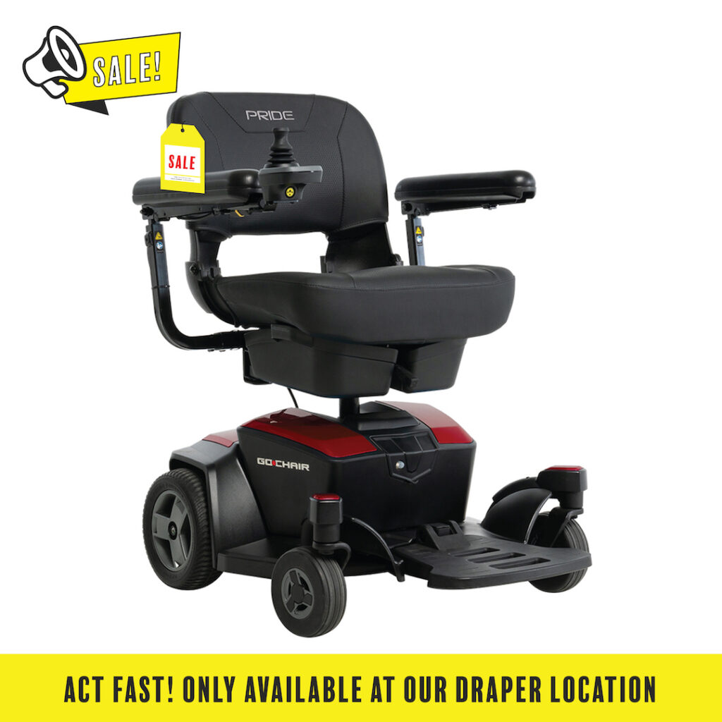 Pride Go Chair, Ruby Red Draper Location to Alpine Home