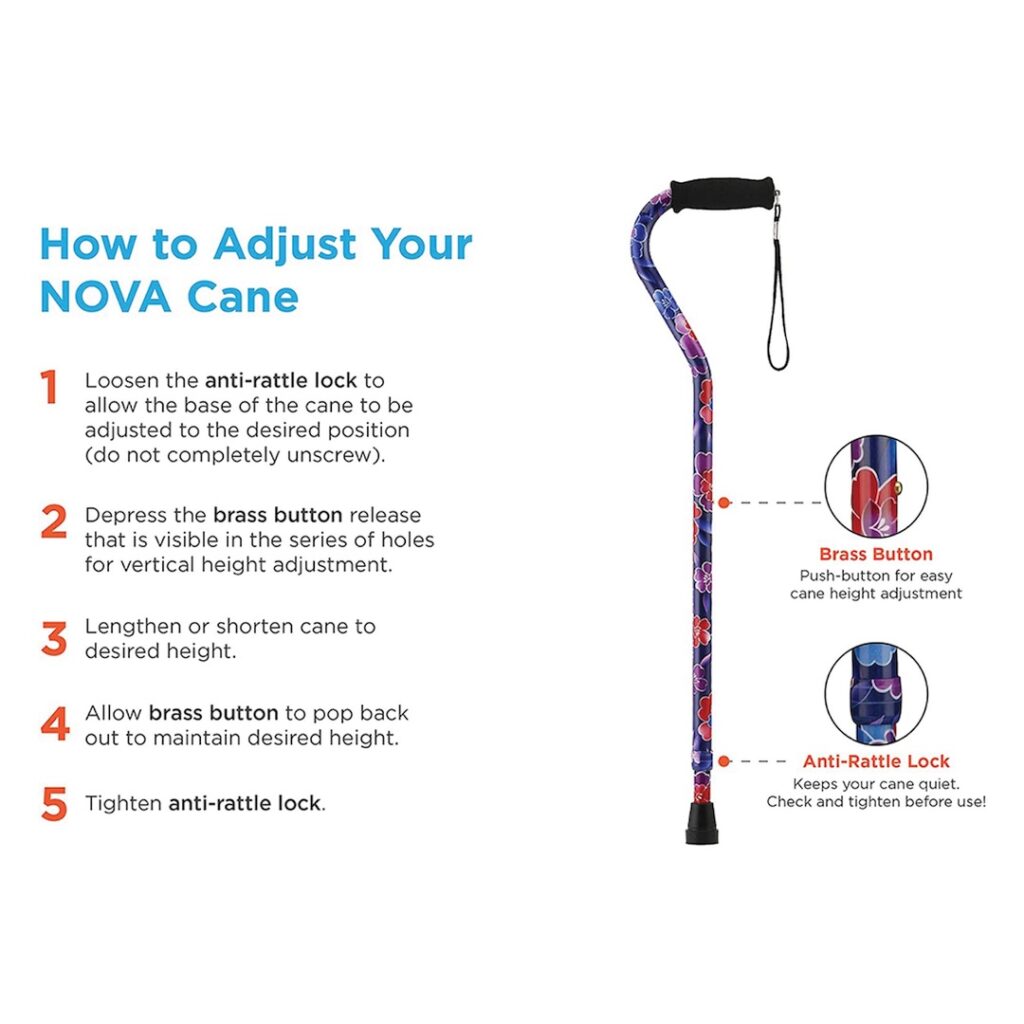 Nova Cane, Standard to Alpine Home Medical Equipment We