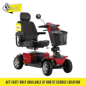 Pride Victory 10 mobility scooter in red, St George sale only, limited availability