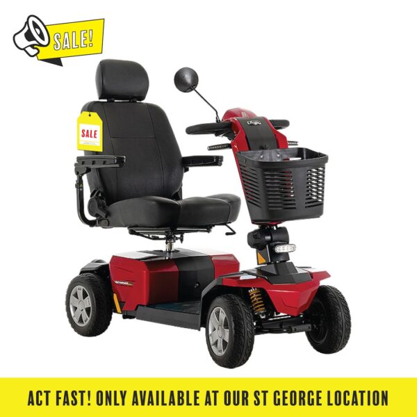 Pride Victory 10 mobility scooter in red, St George sale only, limited availability