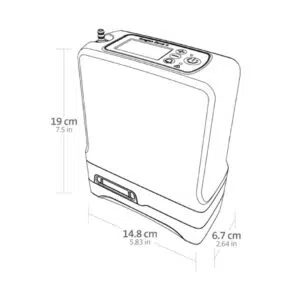 Inogen Rove 4 Concentrator Dimensions