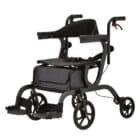 Nova - Gemini 2 in 1 Rollator Transport Chair - Black